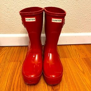 Red Hunter Boots
